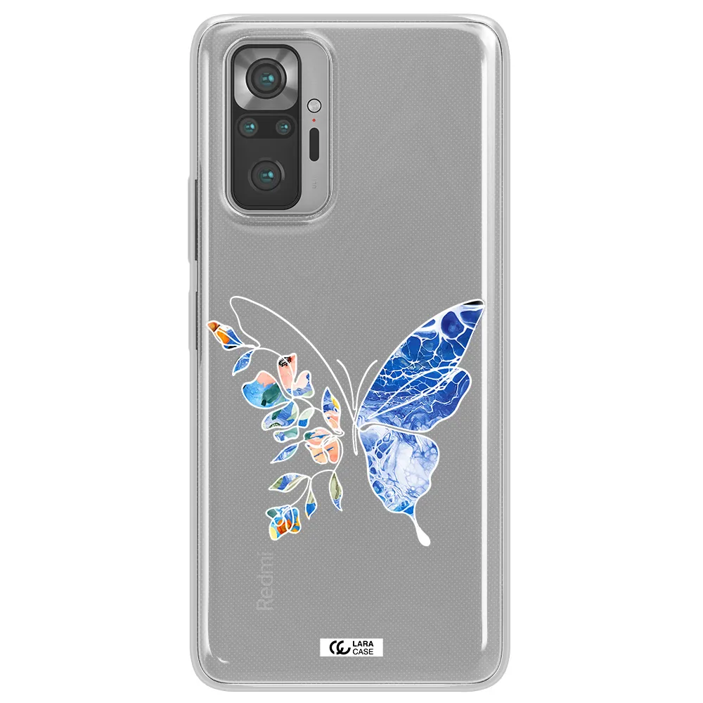 Line Butterfly Xiaomi Note 10 Pro Clear TPU Case