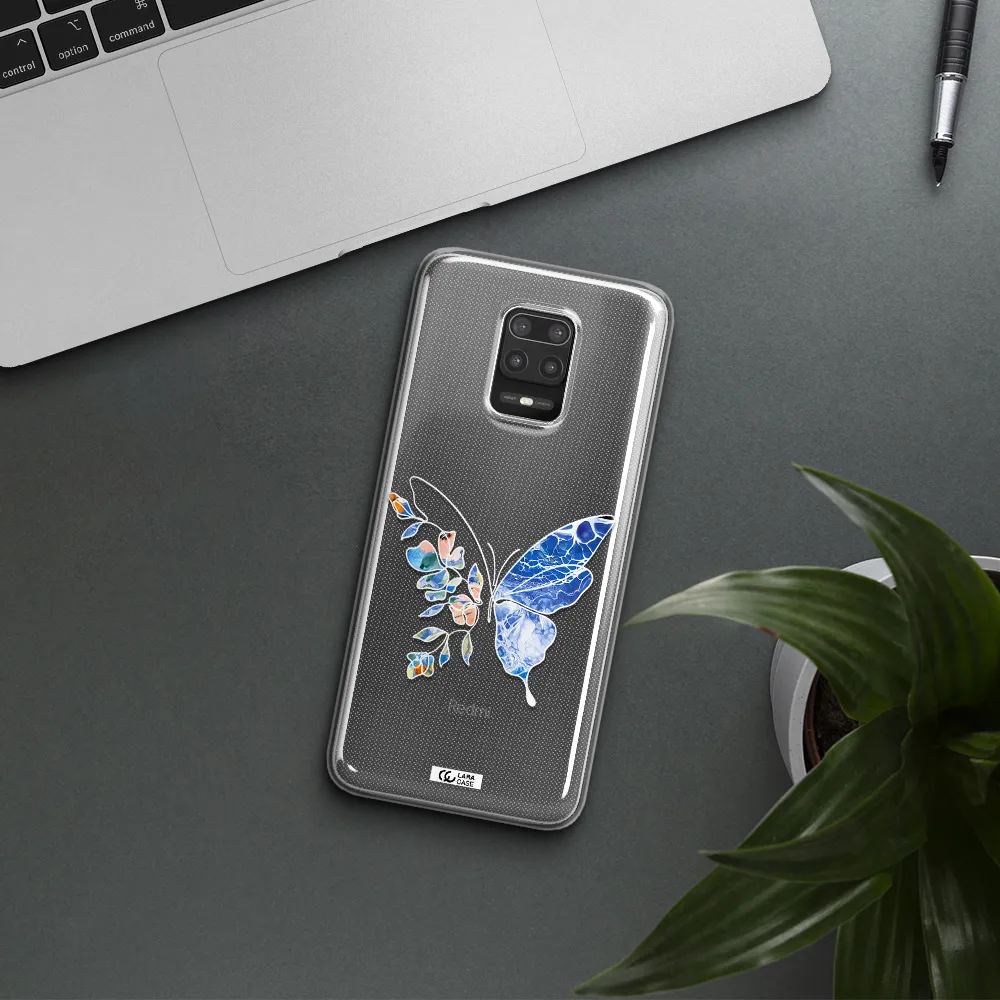 Line Butterfly Xiaomi Note 9S Clear TPU Case