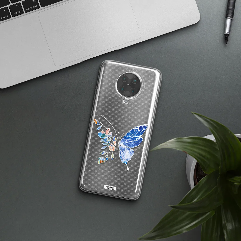 Line Butterfly Xiaomi Poco F2 Pro Clear TPU Case