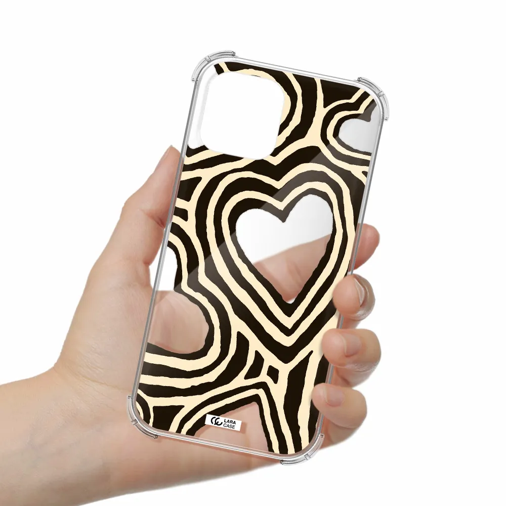 Cute Hearts Apple iPhone 12 pro max Clear PC Case