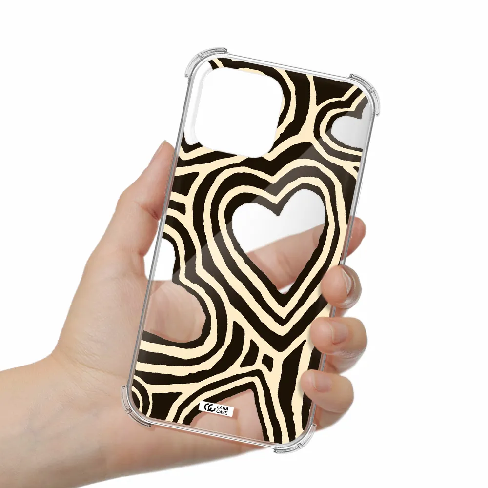 Cute Hearts Apple iPhone 13 Pro Clear PC Case