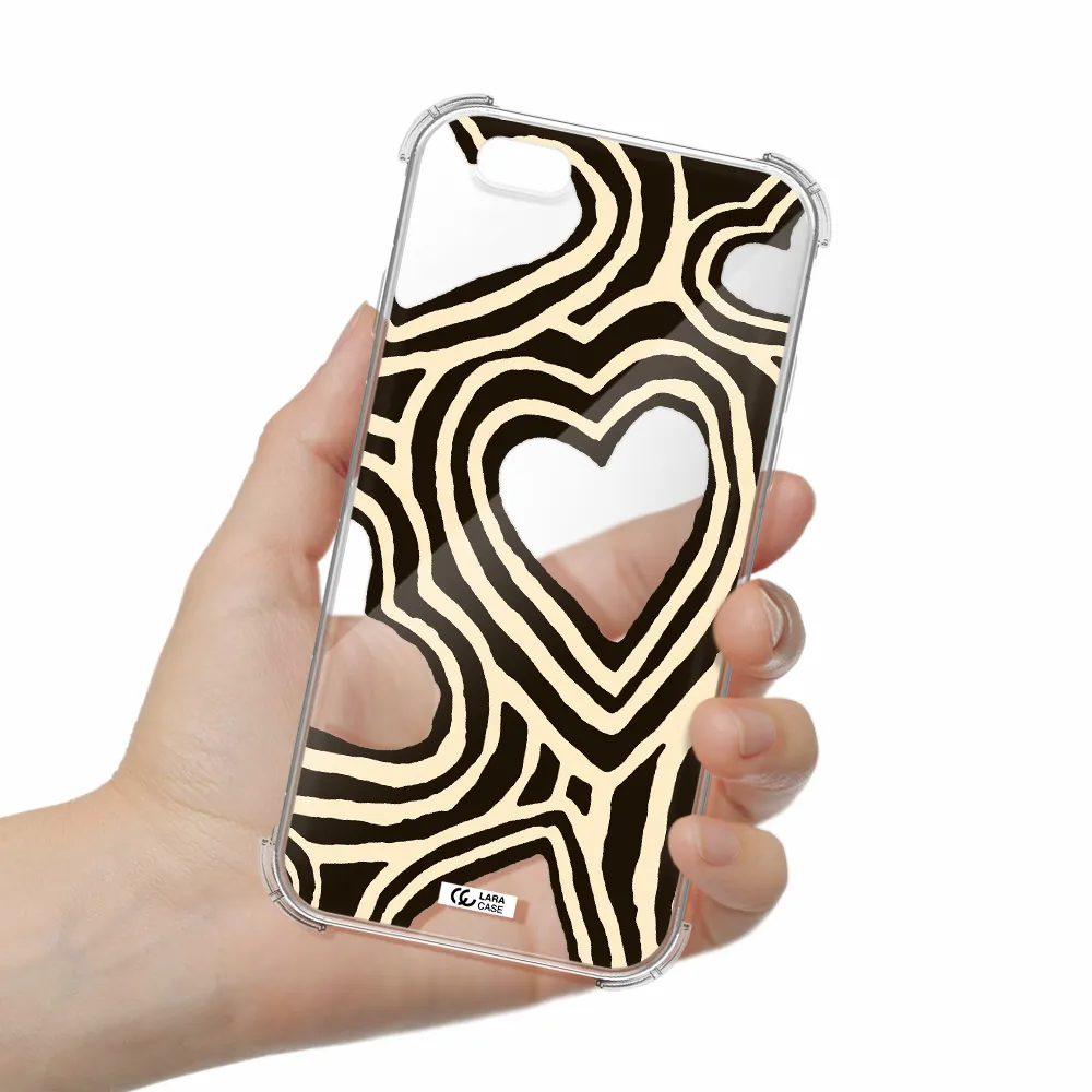 Cute Hearts Apple iPhone 6 Clear PC Case