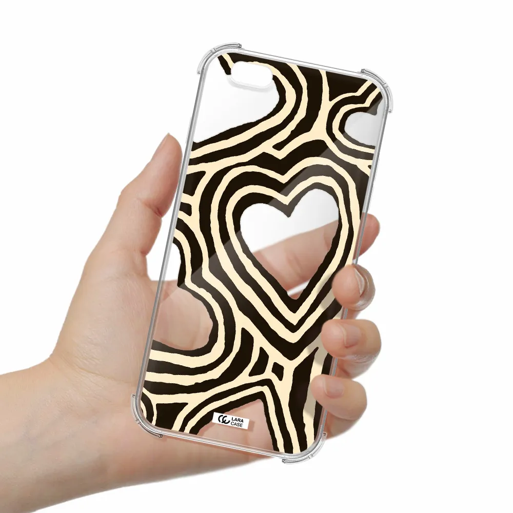 Cute Hearts Apple iPhone 6 plus Clear PC Case