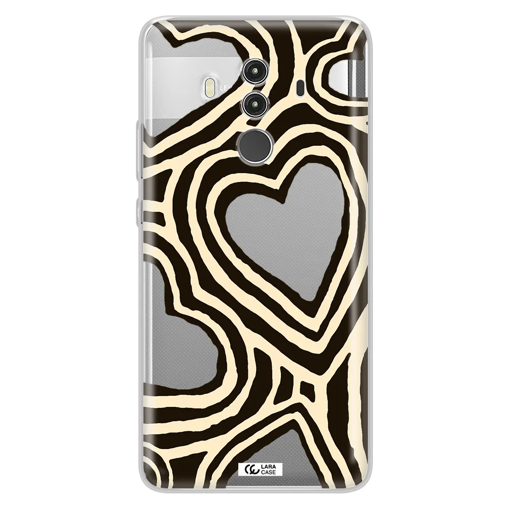 Cute Hearts Huawei Mate 10 Clear TPU Case