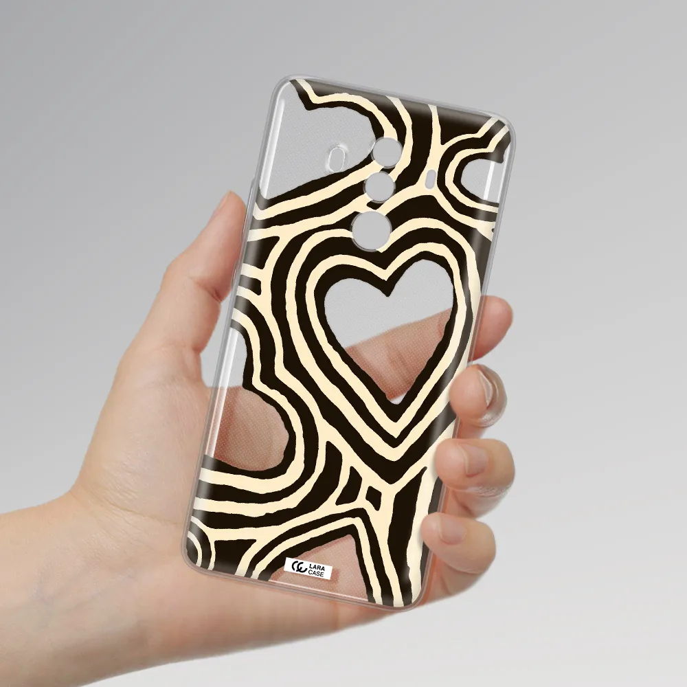 Cute Hearts Huawei Mate 10 Clear TPU Case