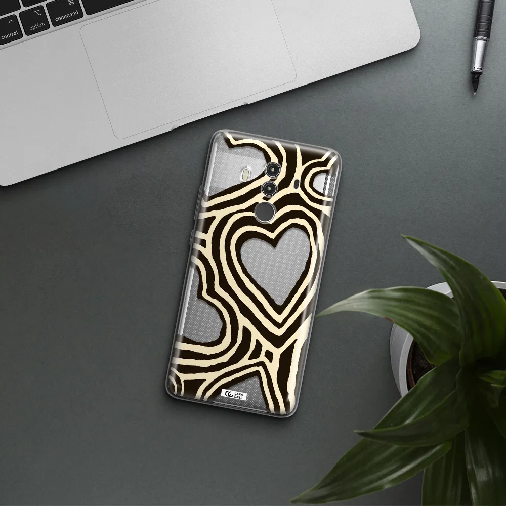 Cute Hearts Huawei Mate 10 Clear TPU Case