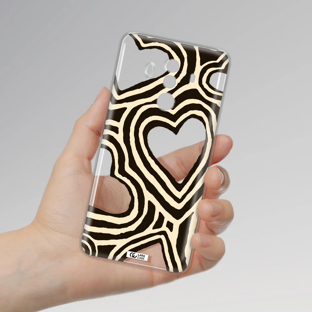 Cute Hearts Huawei Mate 10 Pro Clear TPU Case