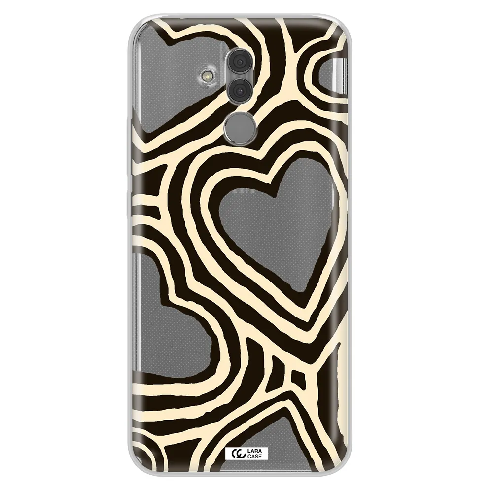 Cute Hearts Huawei Mate 20 Lite Clear TPU Case