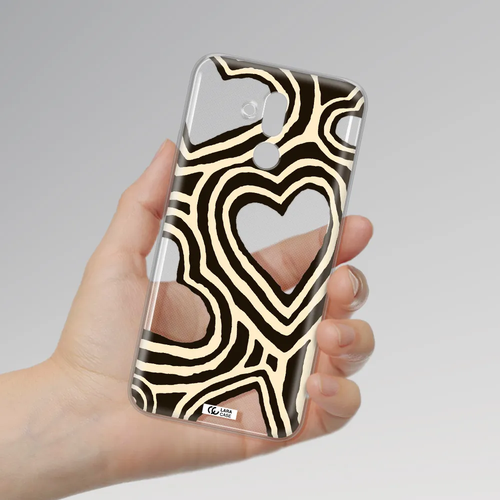 Cute Hearts Huawei Mate 20 Lite Clear TPU Case