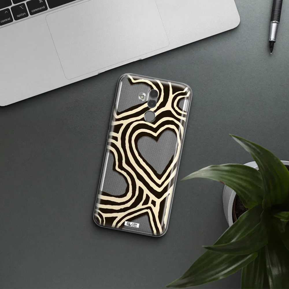 Cute Hearts Huawei Mate 20 Lite Clear TPU Case