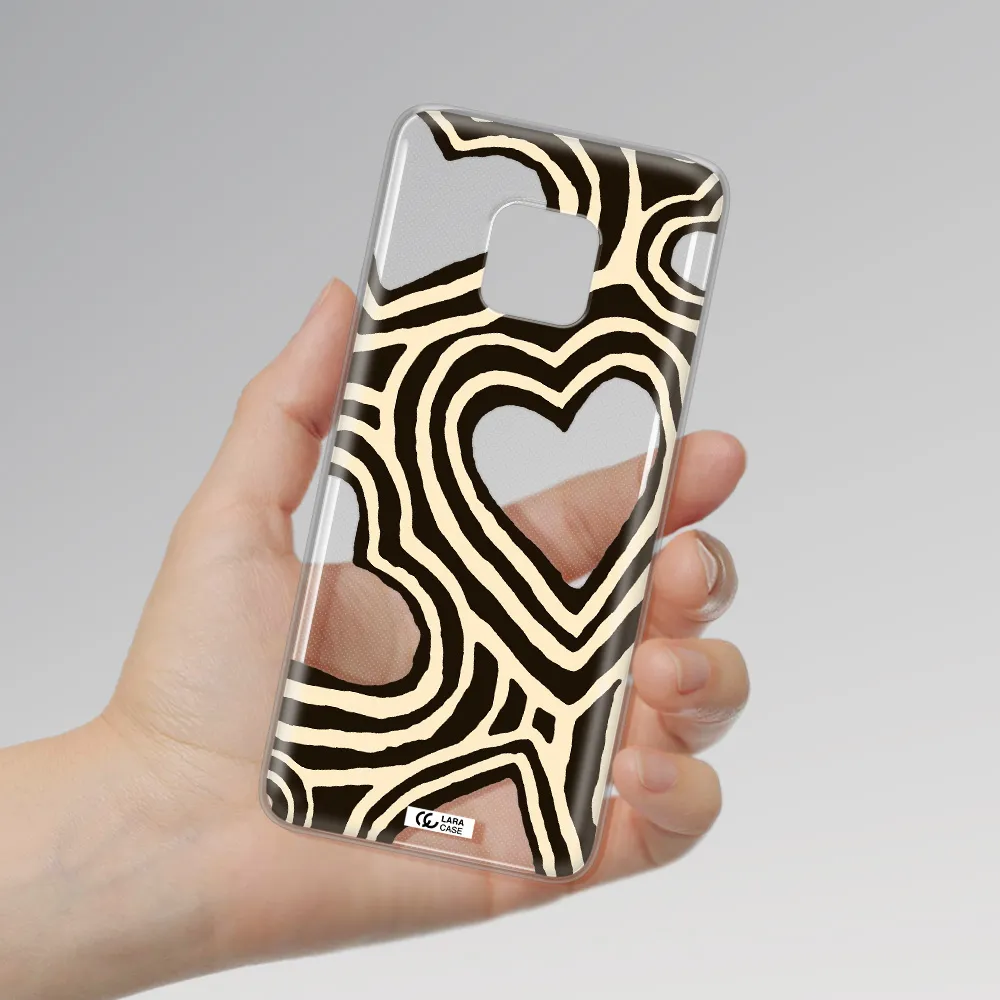Cute Hearts Huawei Mate 20 Pro Clear TPU Case