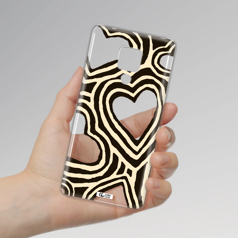 Cute Hearts Huawei Mate 20X Clear TPU Case