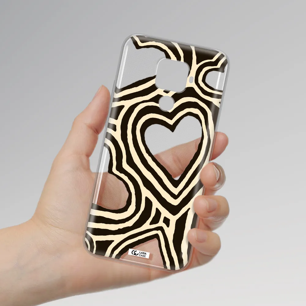 Cute Hearts Huawei Mate 30 Lite Clear TPU Case
