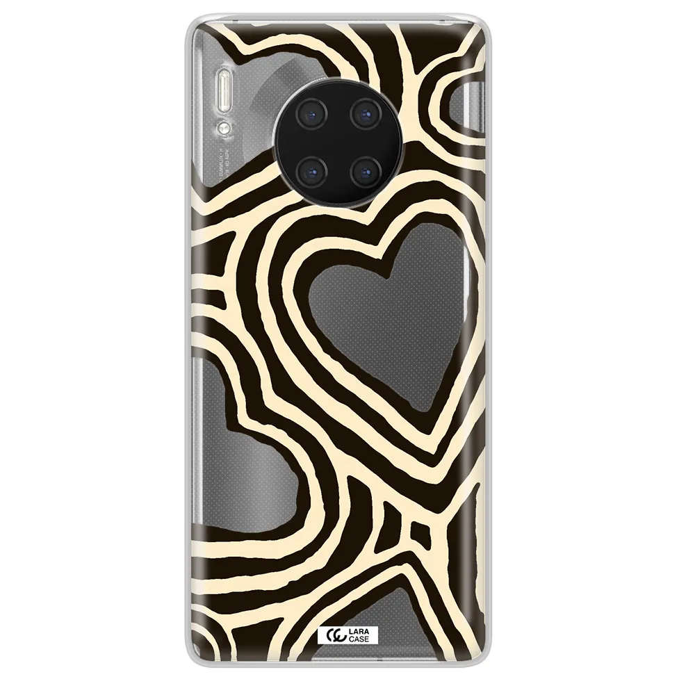 Cute Hearts Huawei Mate 30 Pro Clear TPU Case
