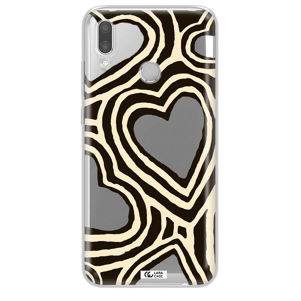 Cute Hearts Huawei P Smart 2019 Clear TPU Case