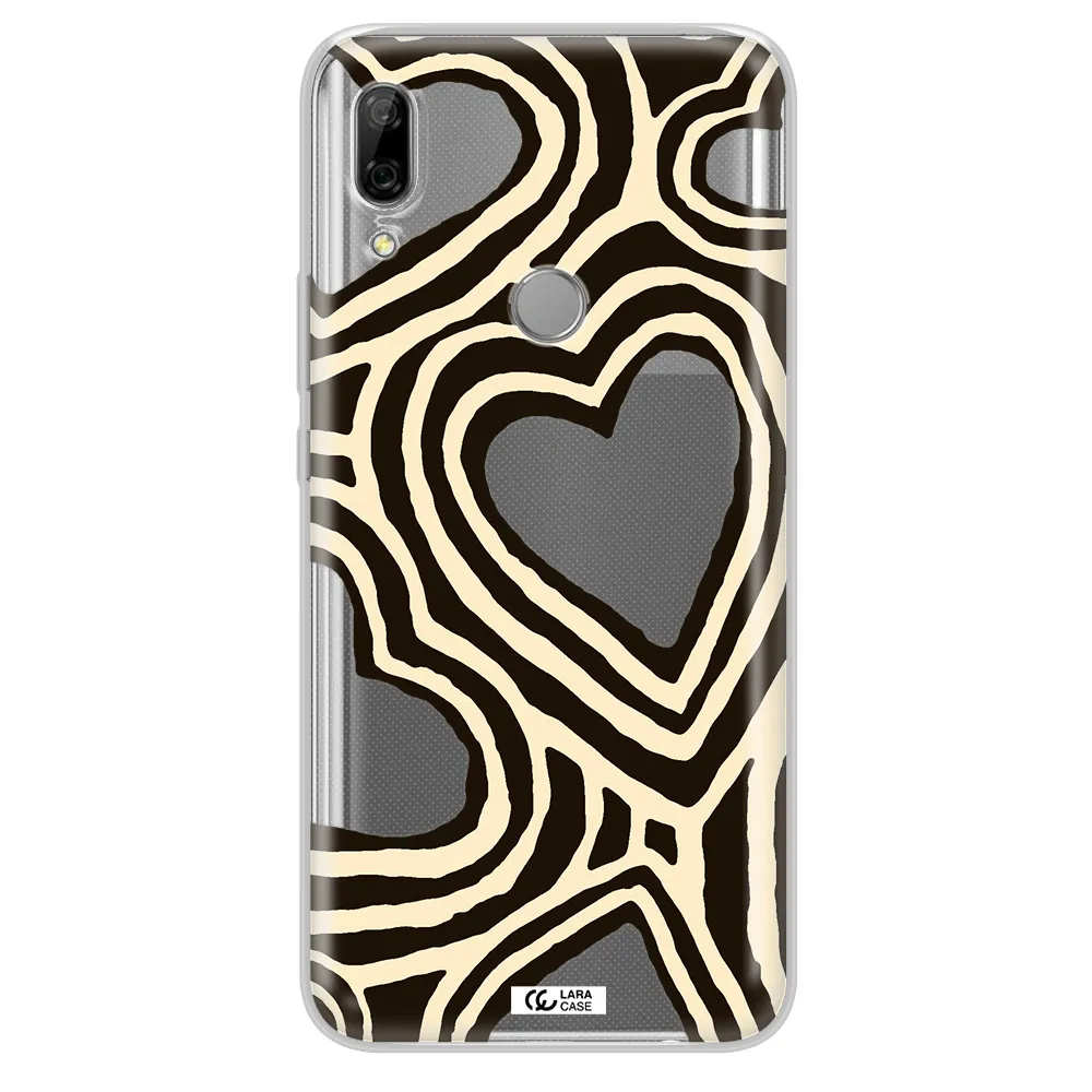 Cute Hearts Huawei P Smart Z Clear TPU Case