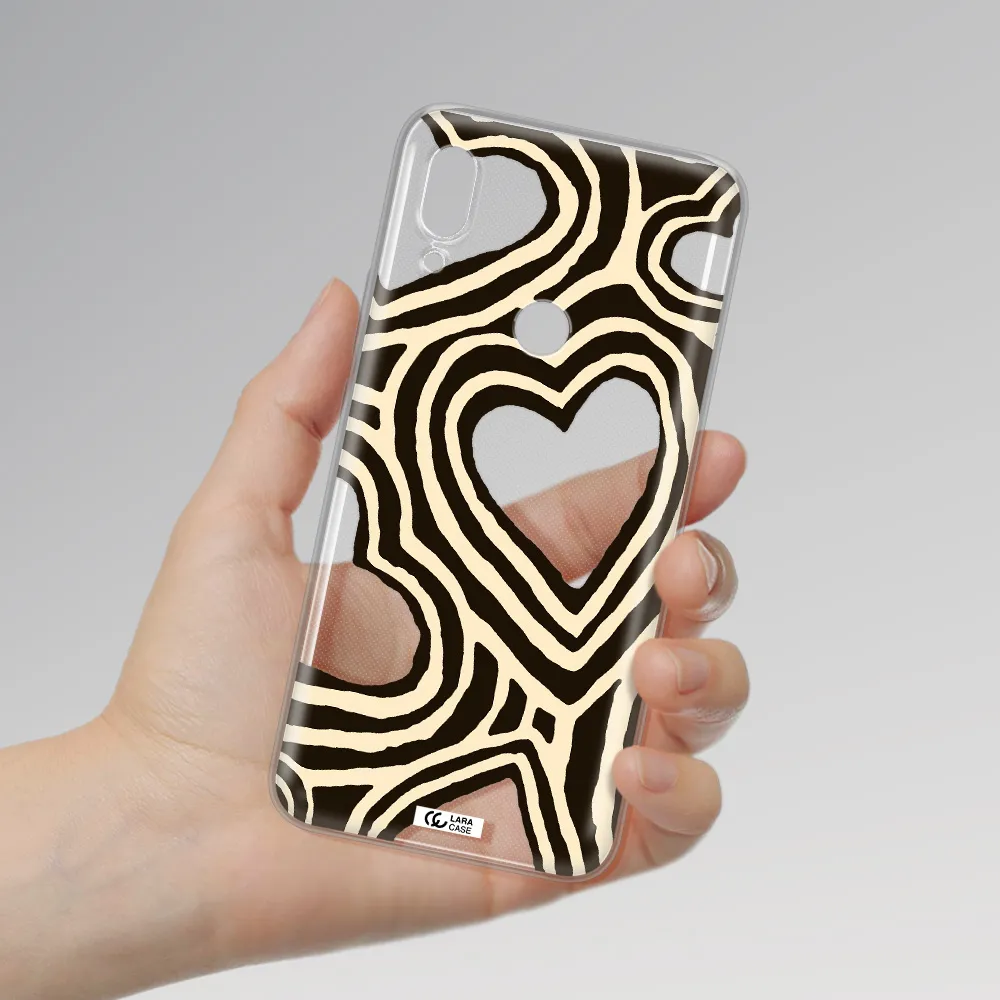 Cute Hearts Huawei P Smart Z Clear TPU Case