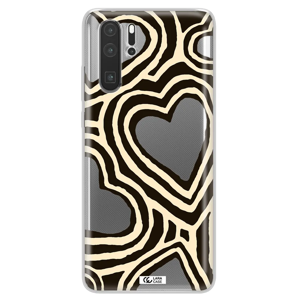 Cute Hearts Huawei P30 Pro Clear TPU Case