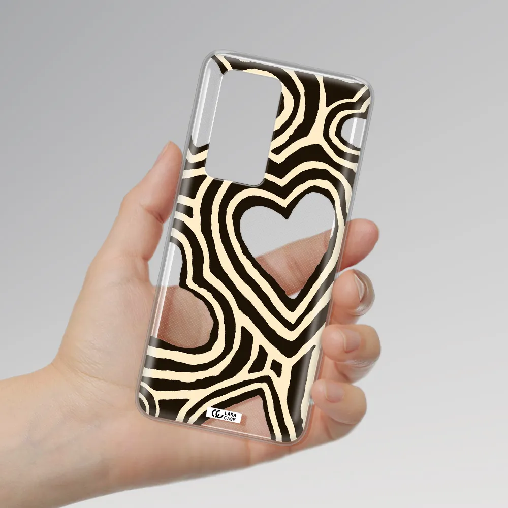 Cute Hearts Huawei P40 Pro Clear TPU Case