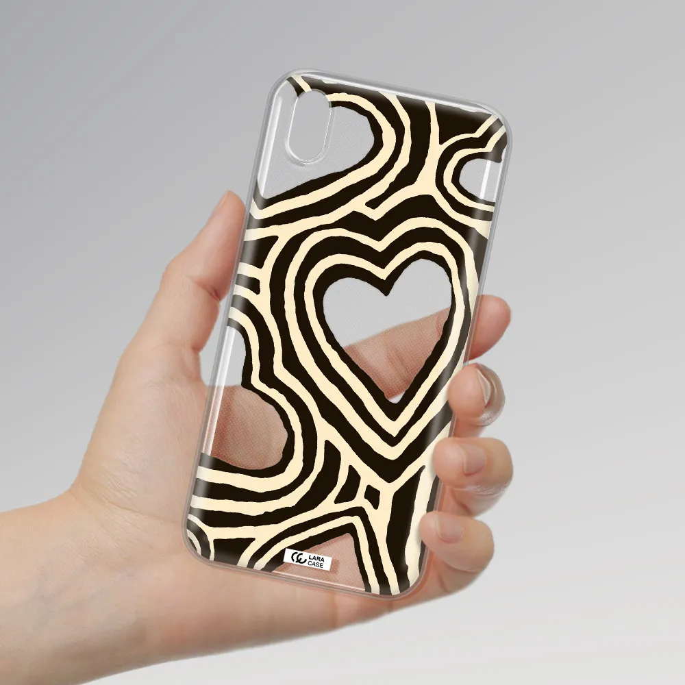 Cute Hearts Huawei Y5 2019 Clear TPU Case