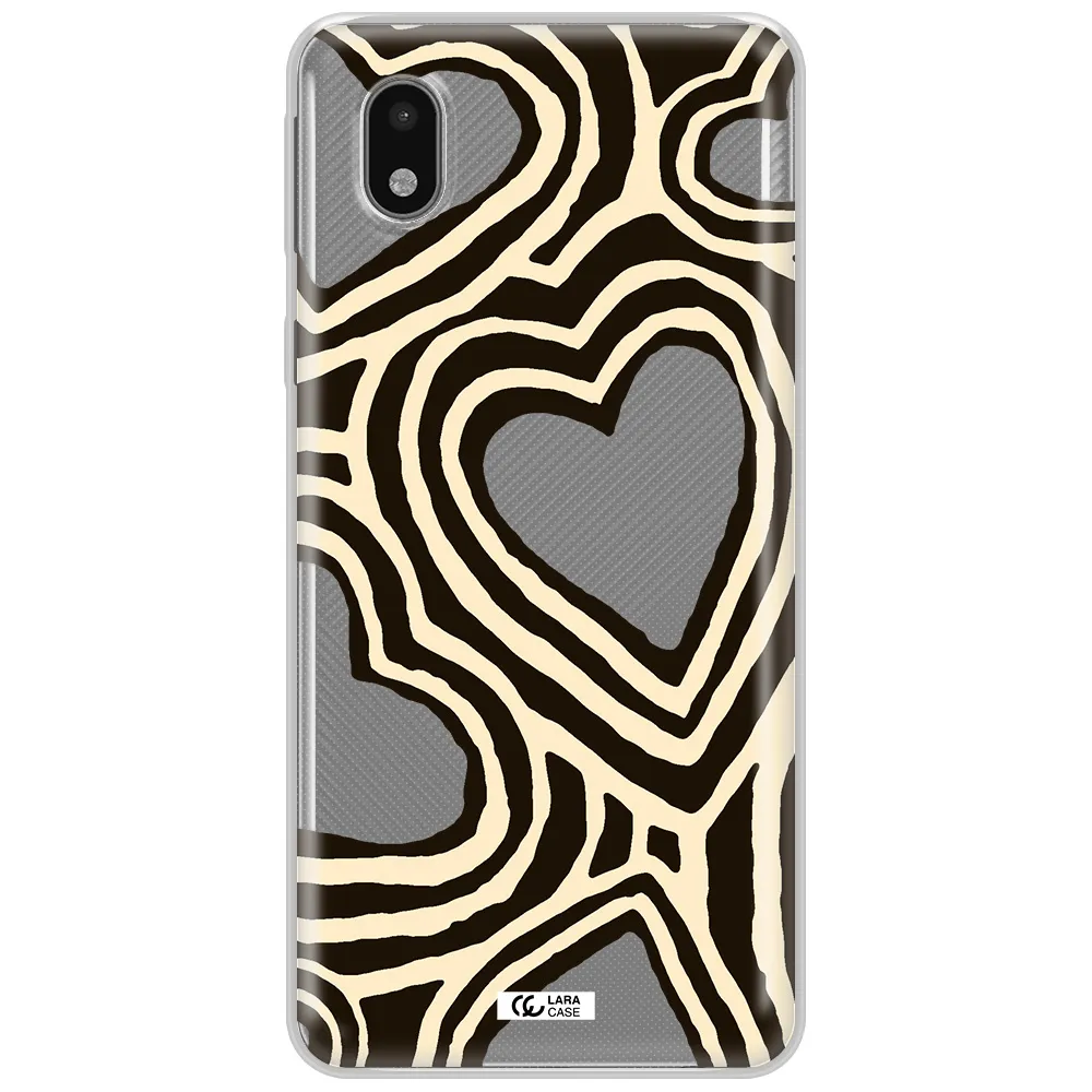 Cute Hearts Samsung A01 Core Clear Tpu Case