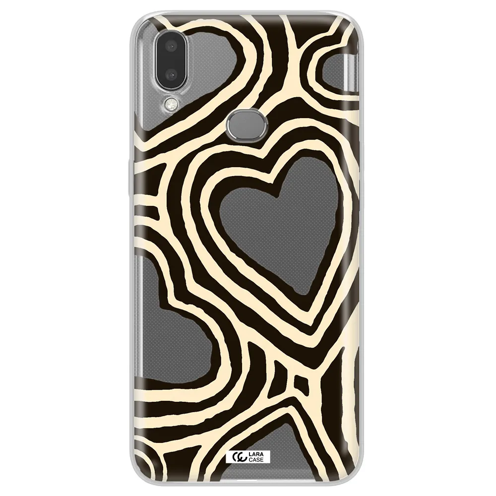 Cute Hearts Samsung A10S Clear TPU Case