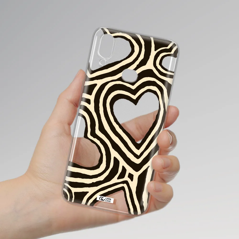 Cute Hearts Samsung A10S Clear TPU Case