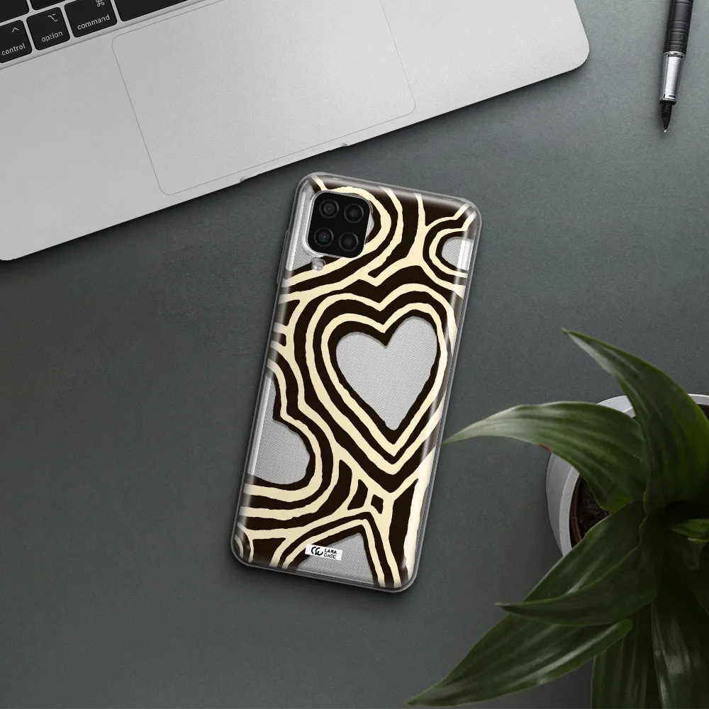 Cute Hearts Samsung A12 4g Clear TPU Case