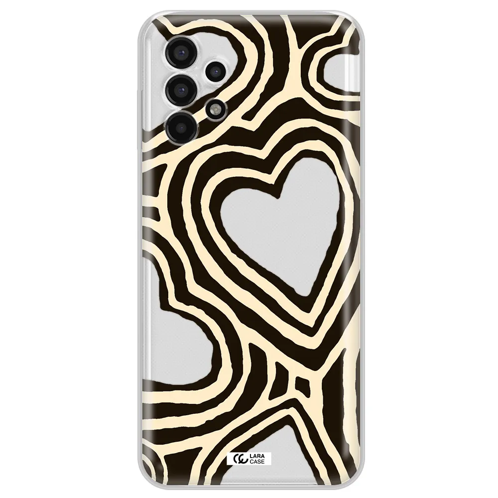 Cute Hearts Samsung A13 4g Clear TPU Case