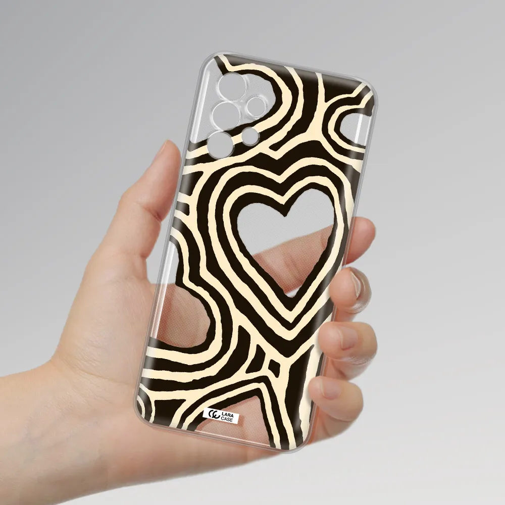 Cute Hearts Samsung A13 4g Clear TPU Case
