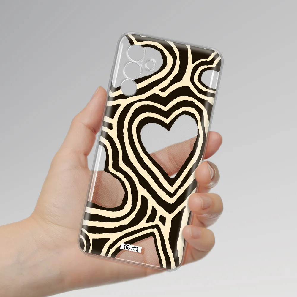 Cute Hearts Samsung A13 5G Clear Tpu Case