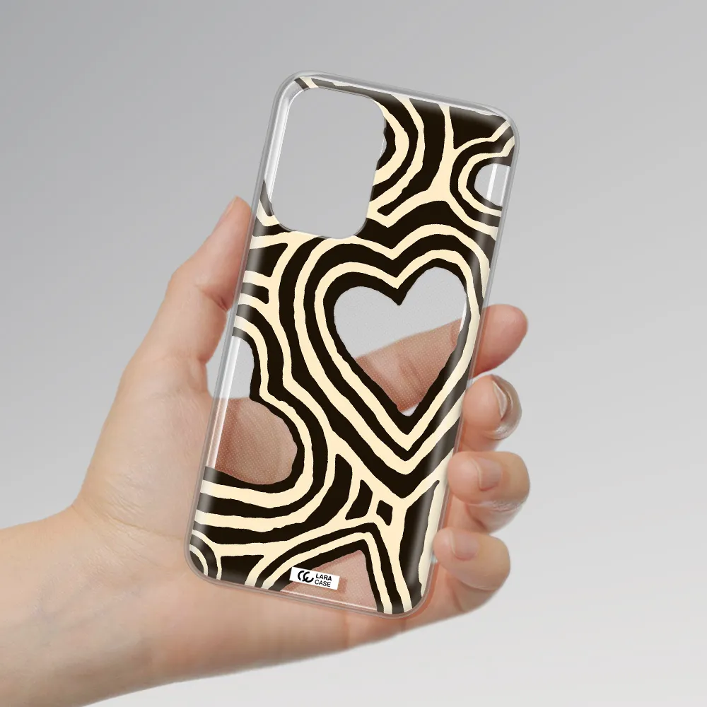 Cute Hearts Samsung A33 Clear TPU Case