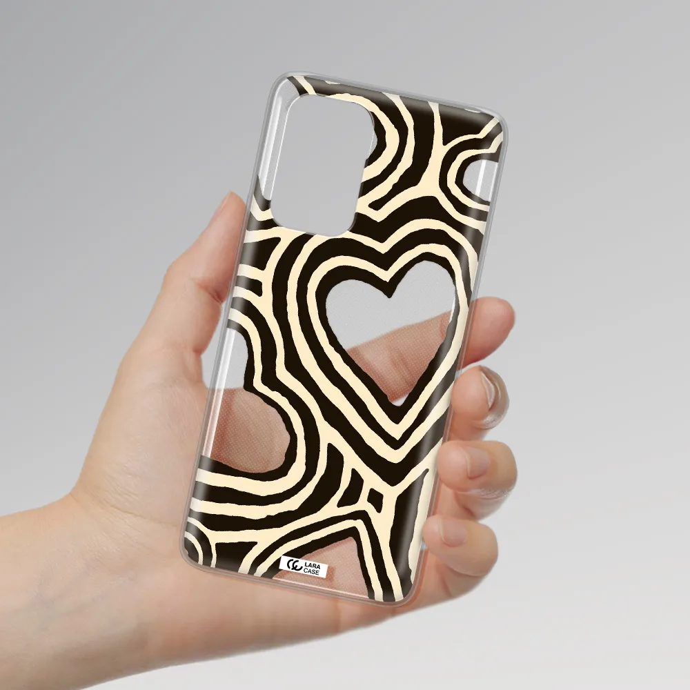 Cute Hearts Samsung A53 Clear TPU Case