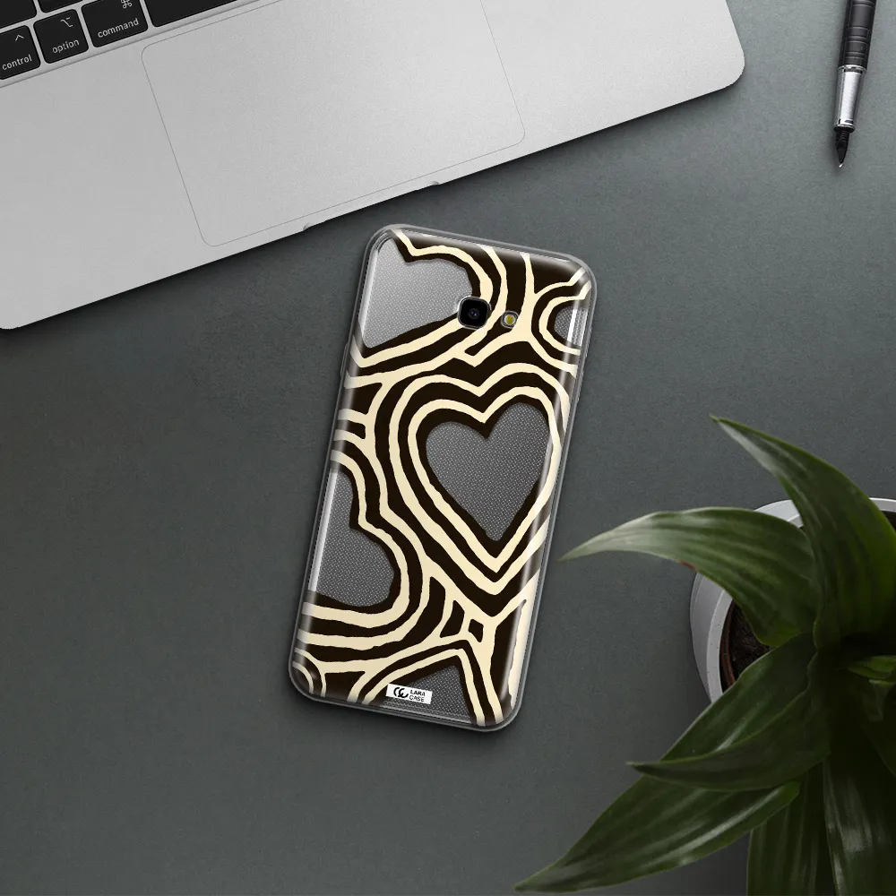Cute Hearts Samsung J4 Plus Clear TPU Case