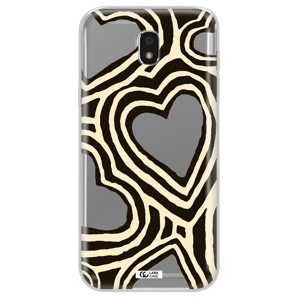 Cute Hearts Samsung J5 2017 Clear TPU Case