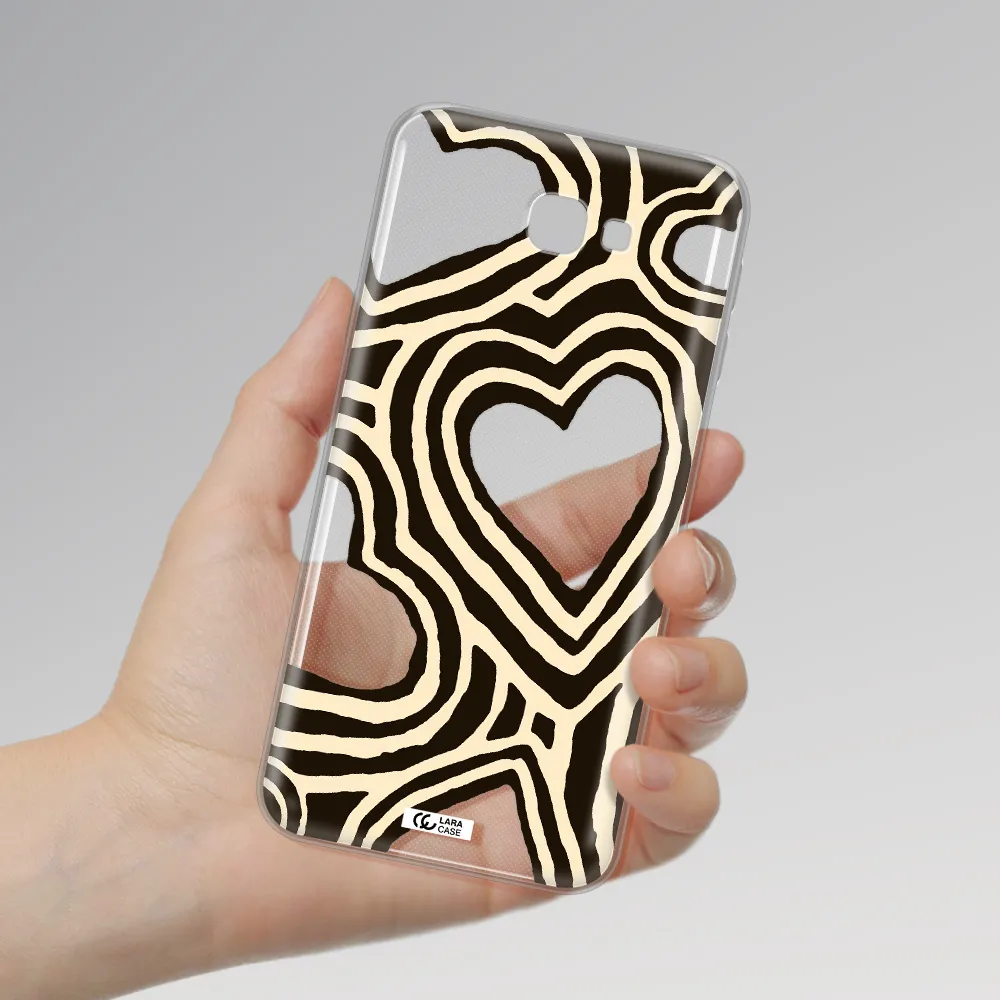 Cute Hearts Samsung J5 Prime Clear TPU Case
