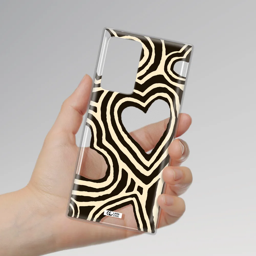 Cute Hearts Samsung Note 20 Ultra Clear TPU Case