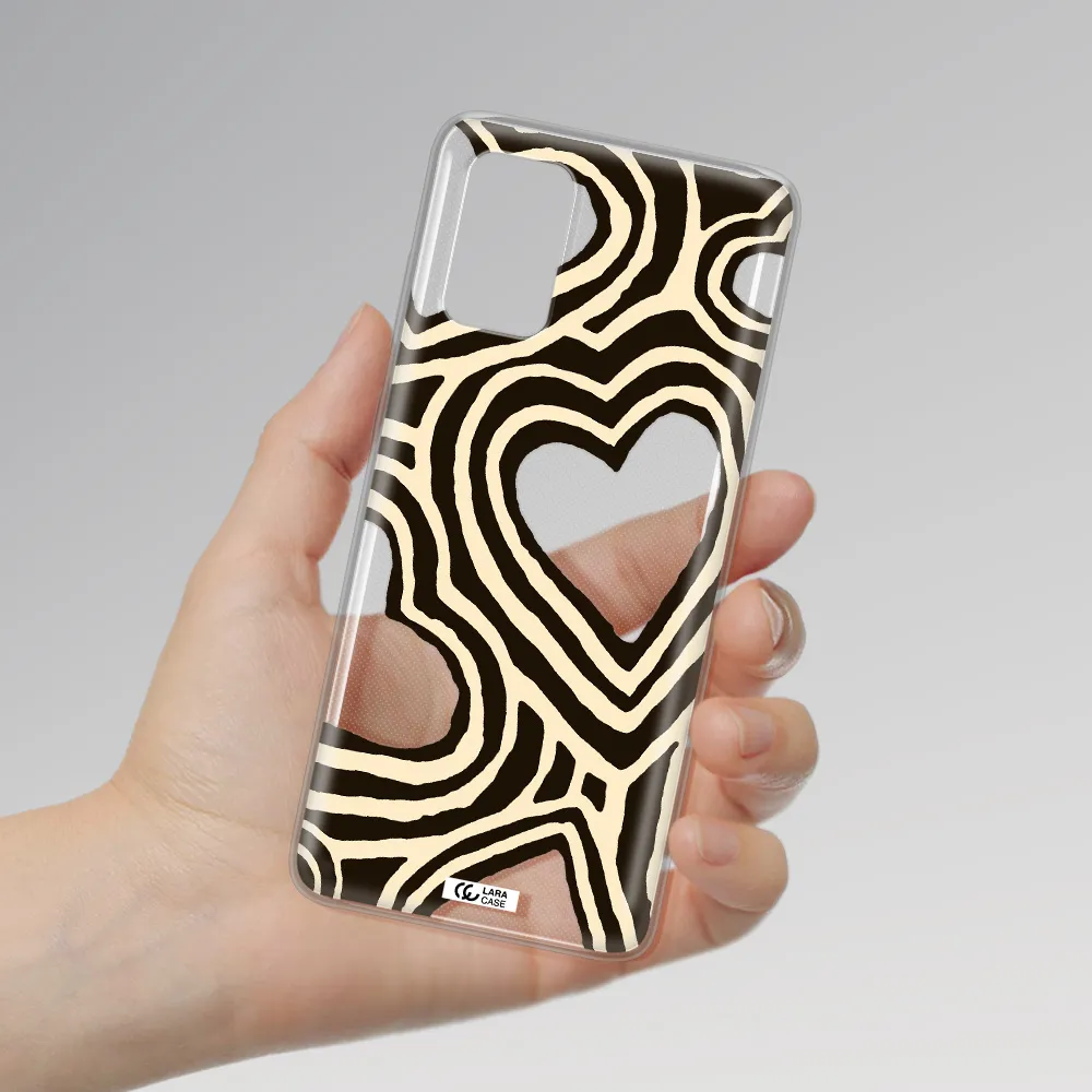 Cute Hearts Samsung S 20 Plus Clear TPU Case