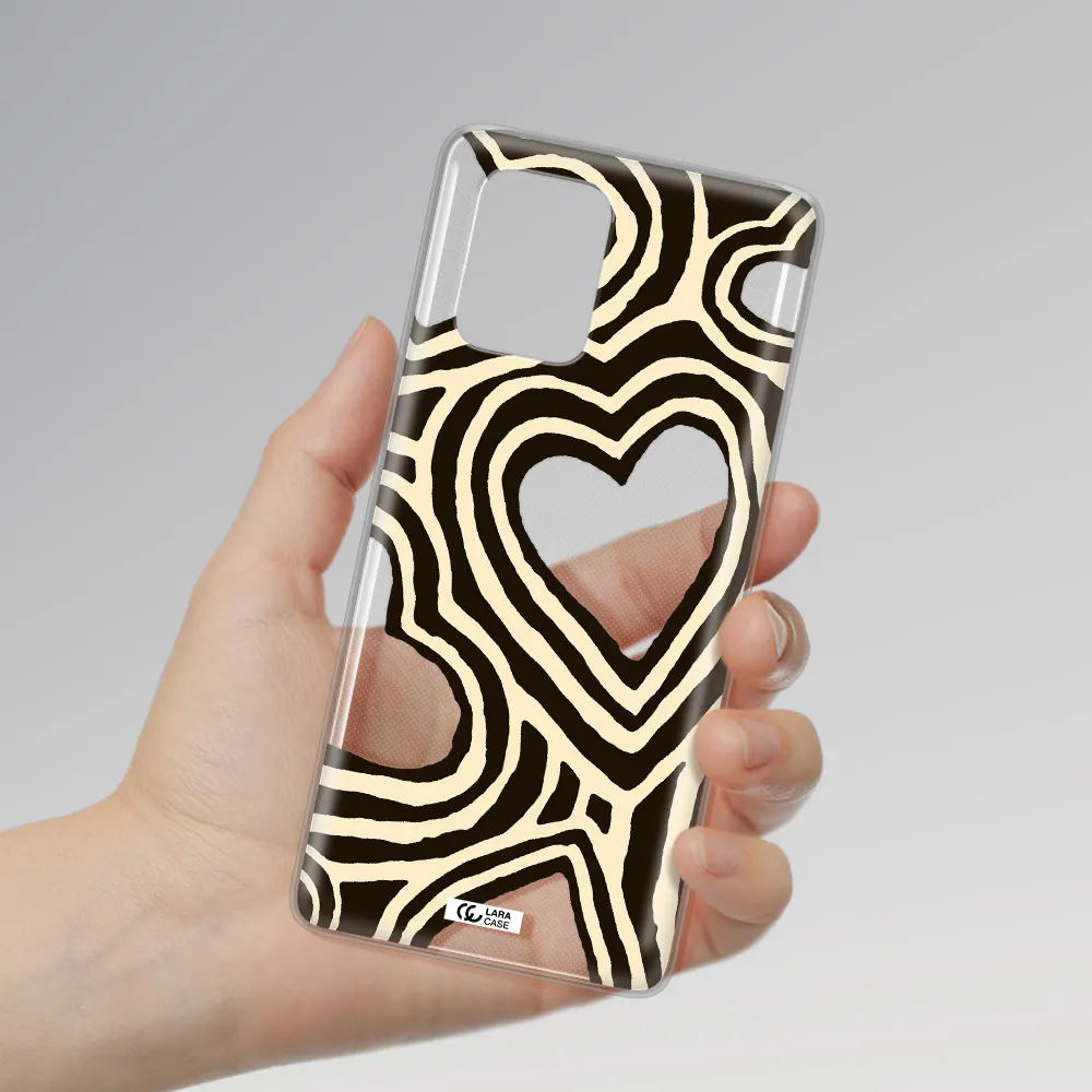 Cute Hearts Samsung S10 Lite Clear TPU Case