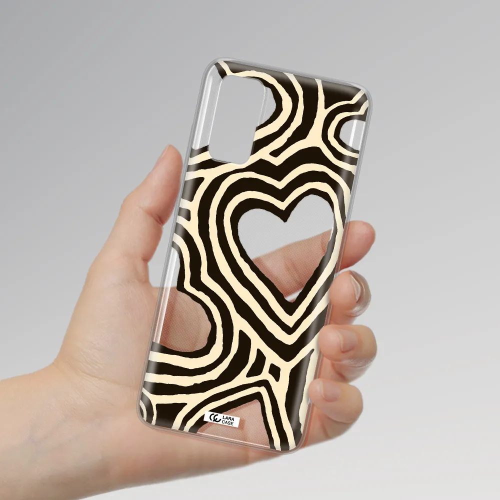 Cute Hearts Samsung S20 Clear TPU Case