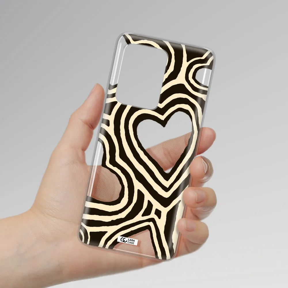 Cute Hearts Samsung S20 Ultra Clear TPU Case