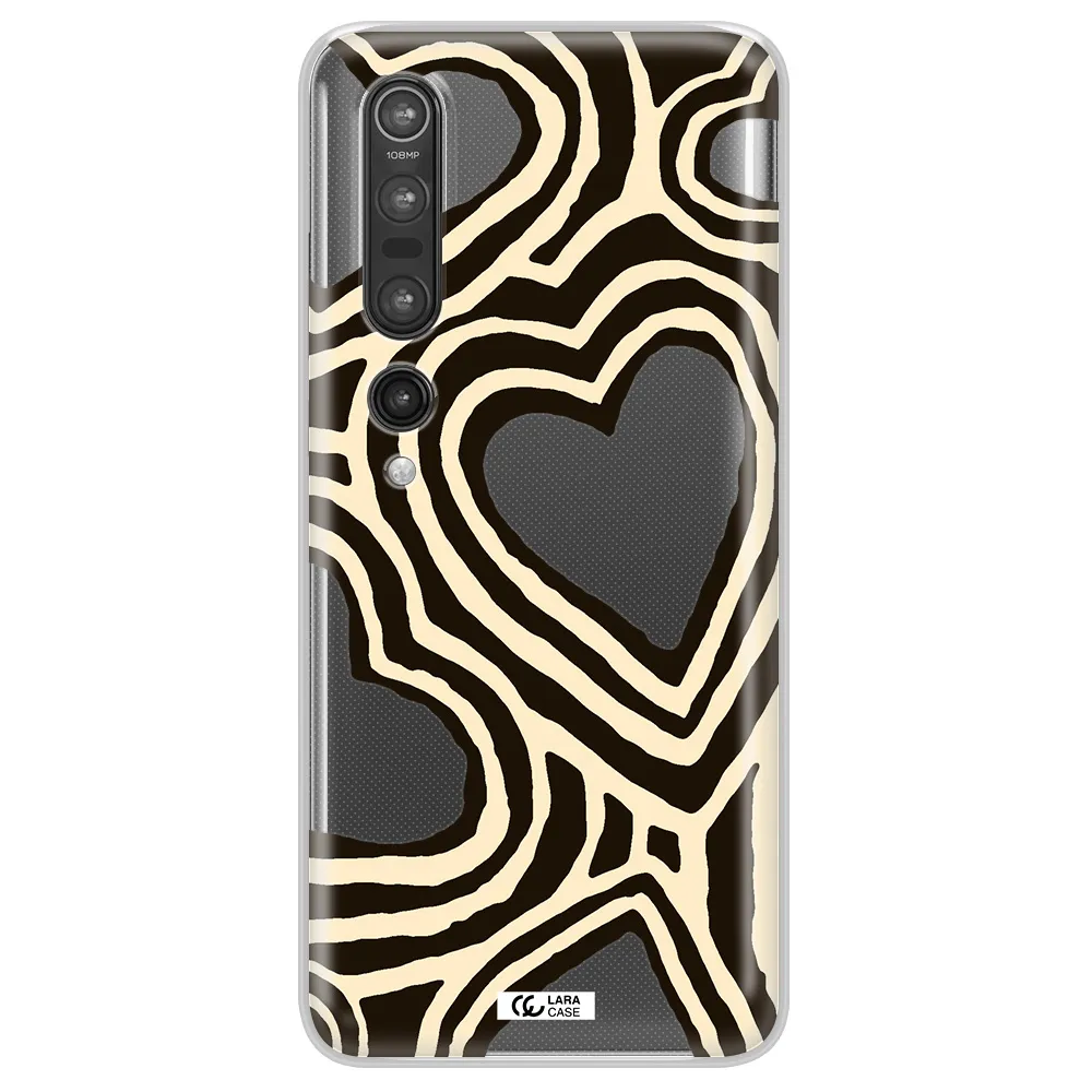 Cute Hearts Xiaomi Mi 10 Pro Clear TPU Case