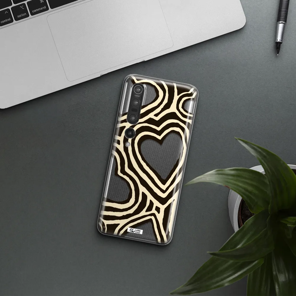 Cute Hearts Xiaomi Mi 10 Pro Clear TPU Case