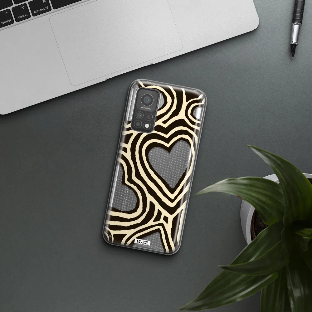 Cute Hearts Xiaomi Mi 10 T Pro Clear TPU Case