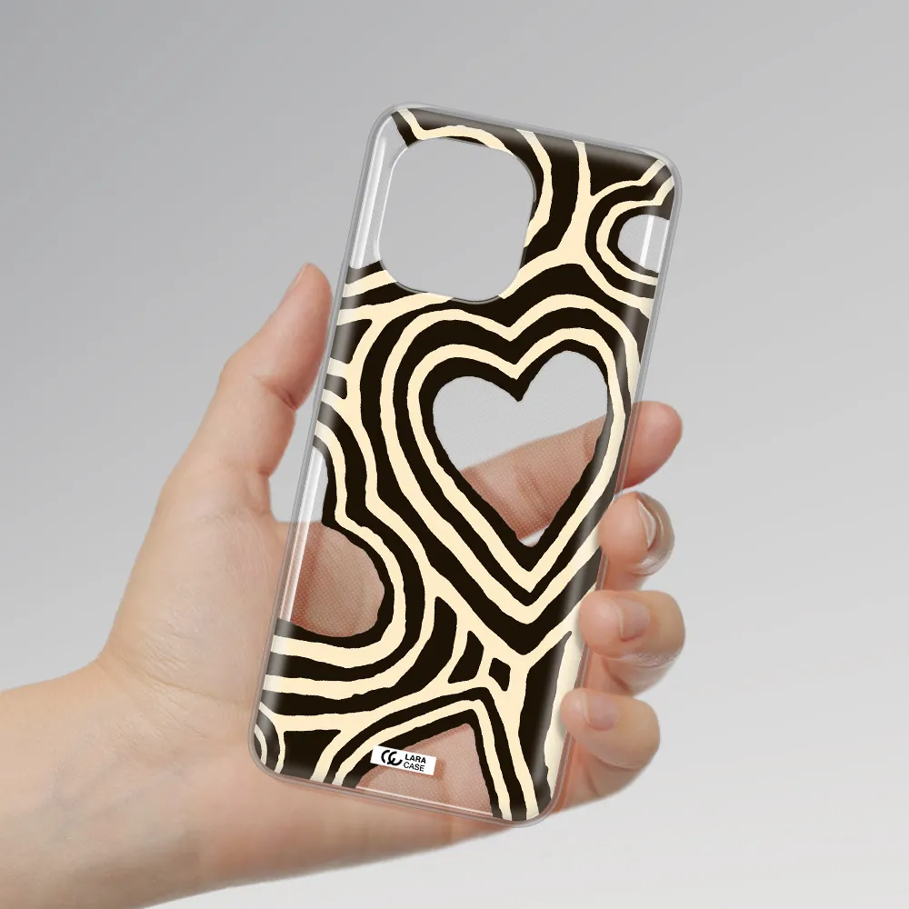 Cute Hearts Xiaomi Mi 11 Clear TPU Case