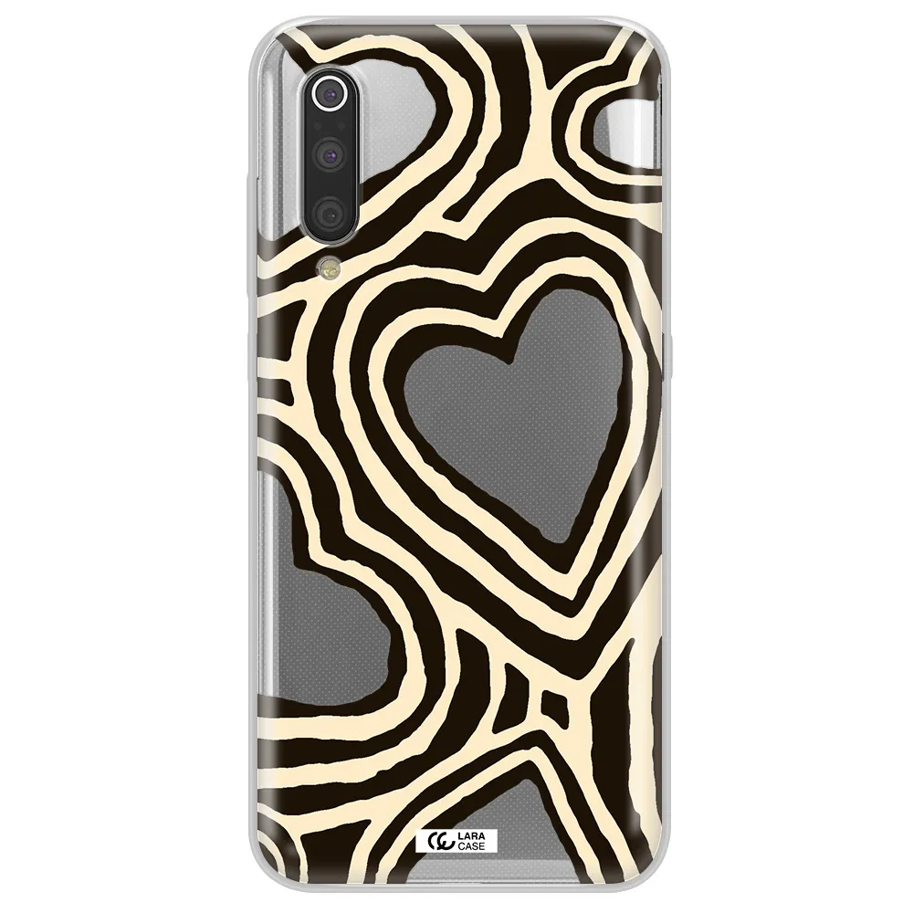 Cute Hearts Xiaomi Mi 9 Clear TPU Case