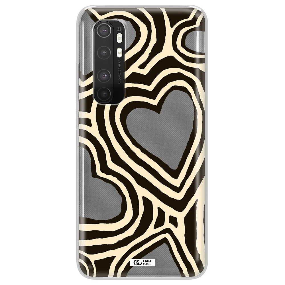 Cute Hearts Xiaomi Mi Note 10 Lite Clear TPU Case