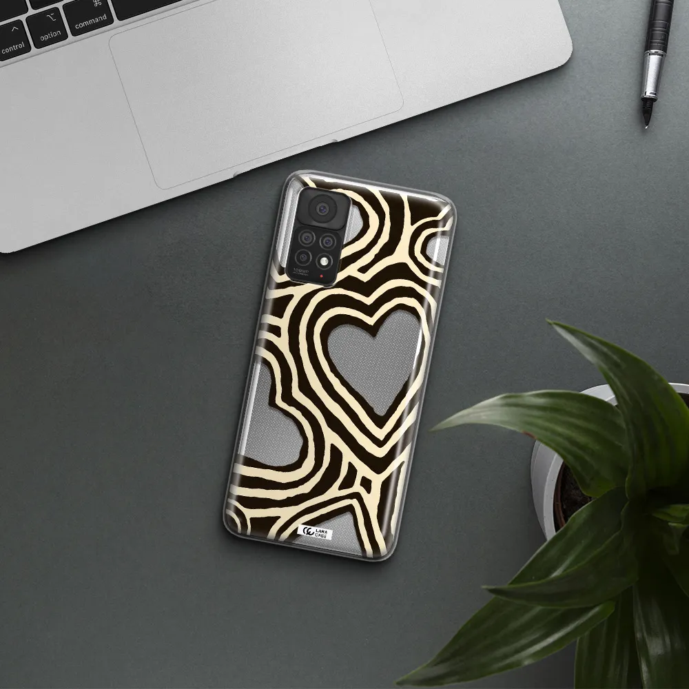 Cute Hearts Xiaomi Note 11 Pro Clear TPU Case