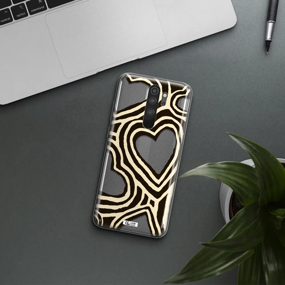 Cute Hearts Xiaomi Note 8 Pro Clear TPU Case