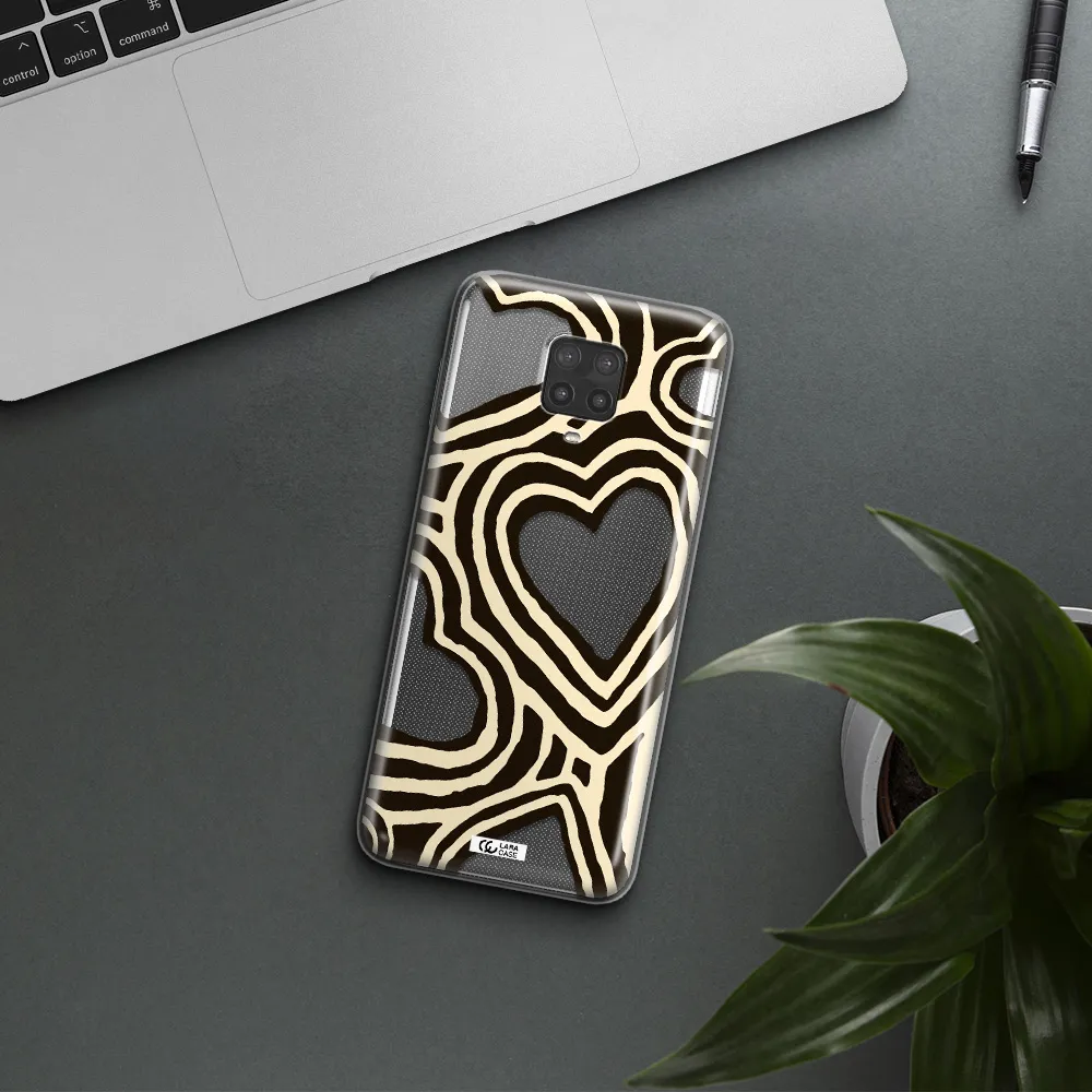 Cute Hearts Xiaomi Note 9 Pro Clear TPU Case